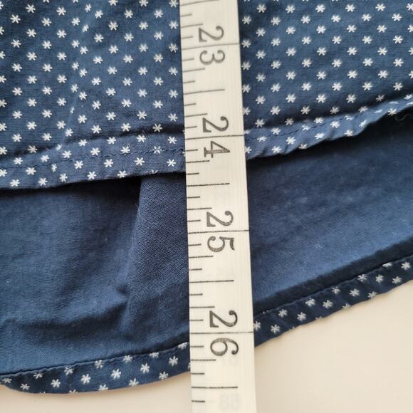 Lon NYC Star Pattern Short Sleeve Button Up Shirt Medium - Picture 8 of 11